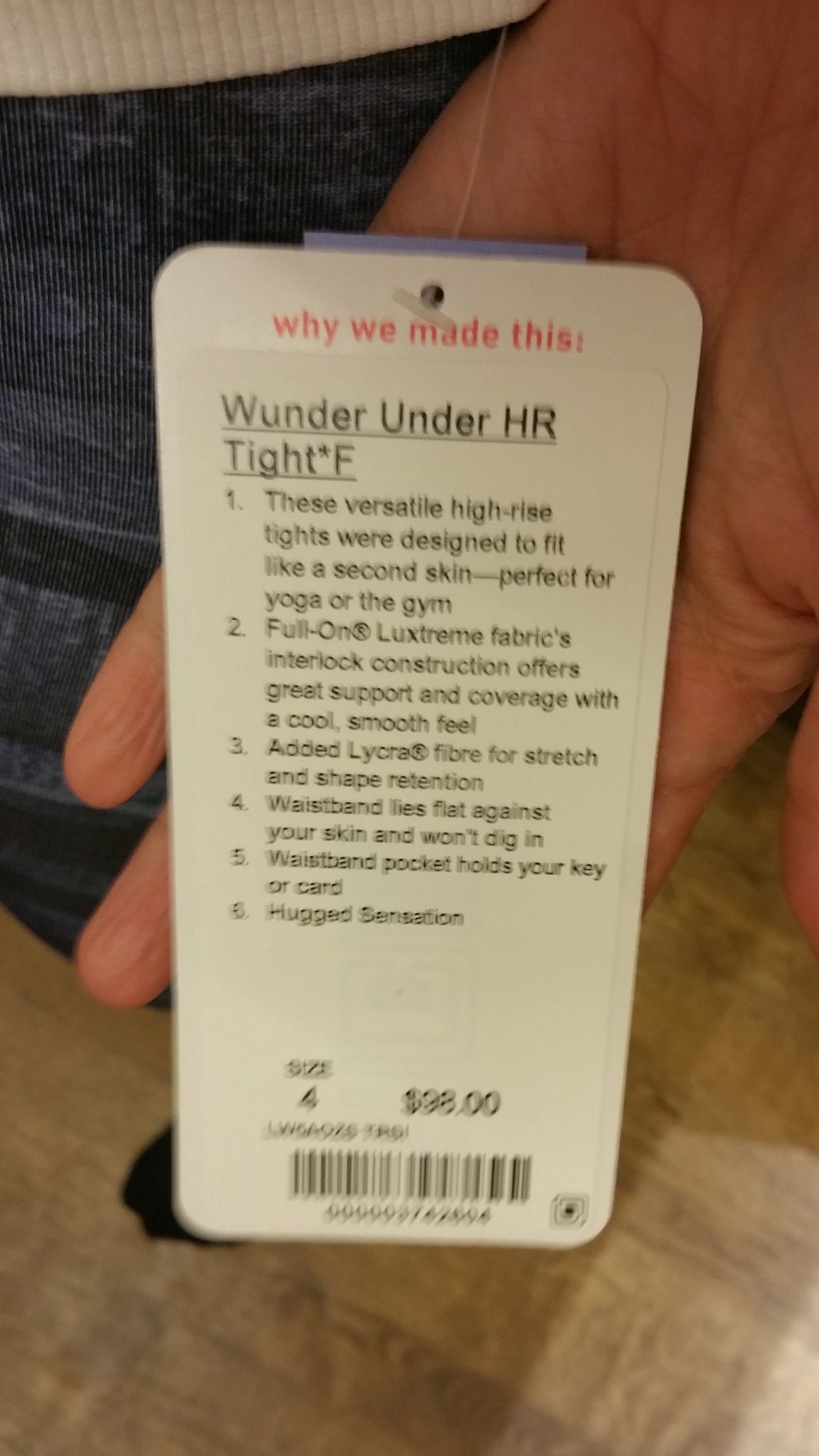 Wunder Under HR Tight Transition Multi Midnight 