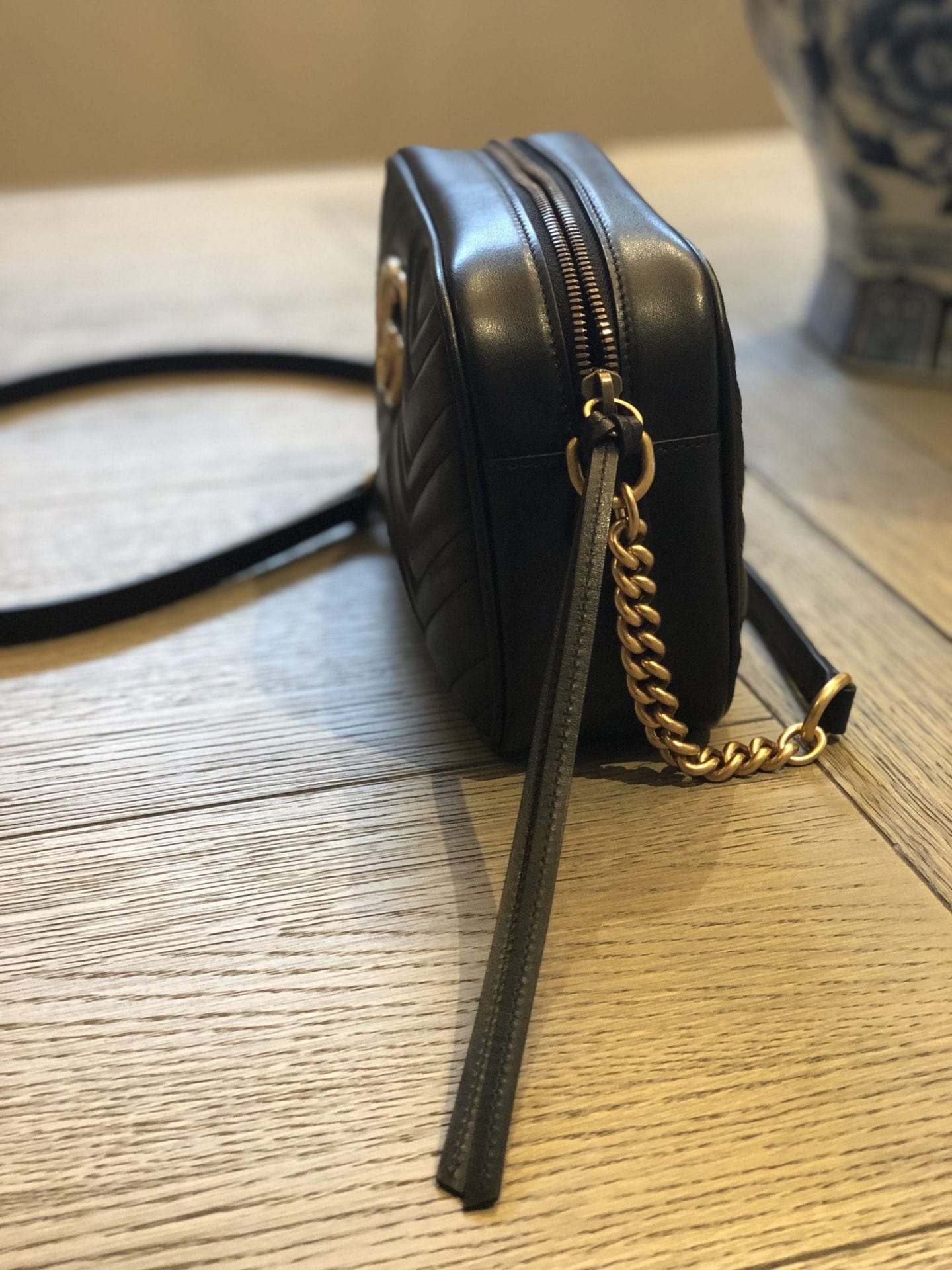 Gucci Marmont Small Matelassé Shoulder Bag - The Sweat Edit