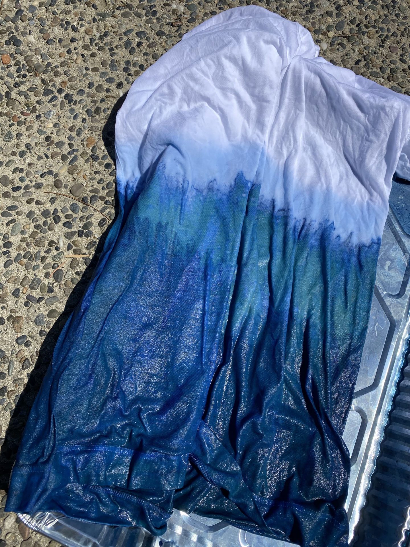 Fun With Natural Indigo Shibori Tie Dying During Shelter In Place