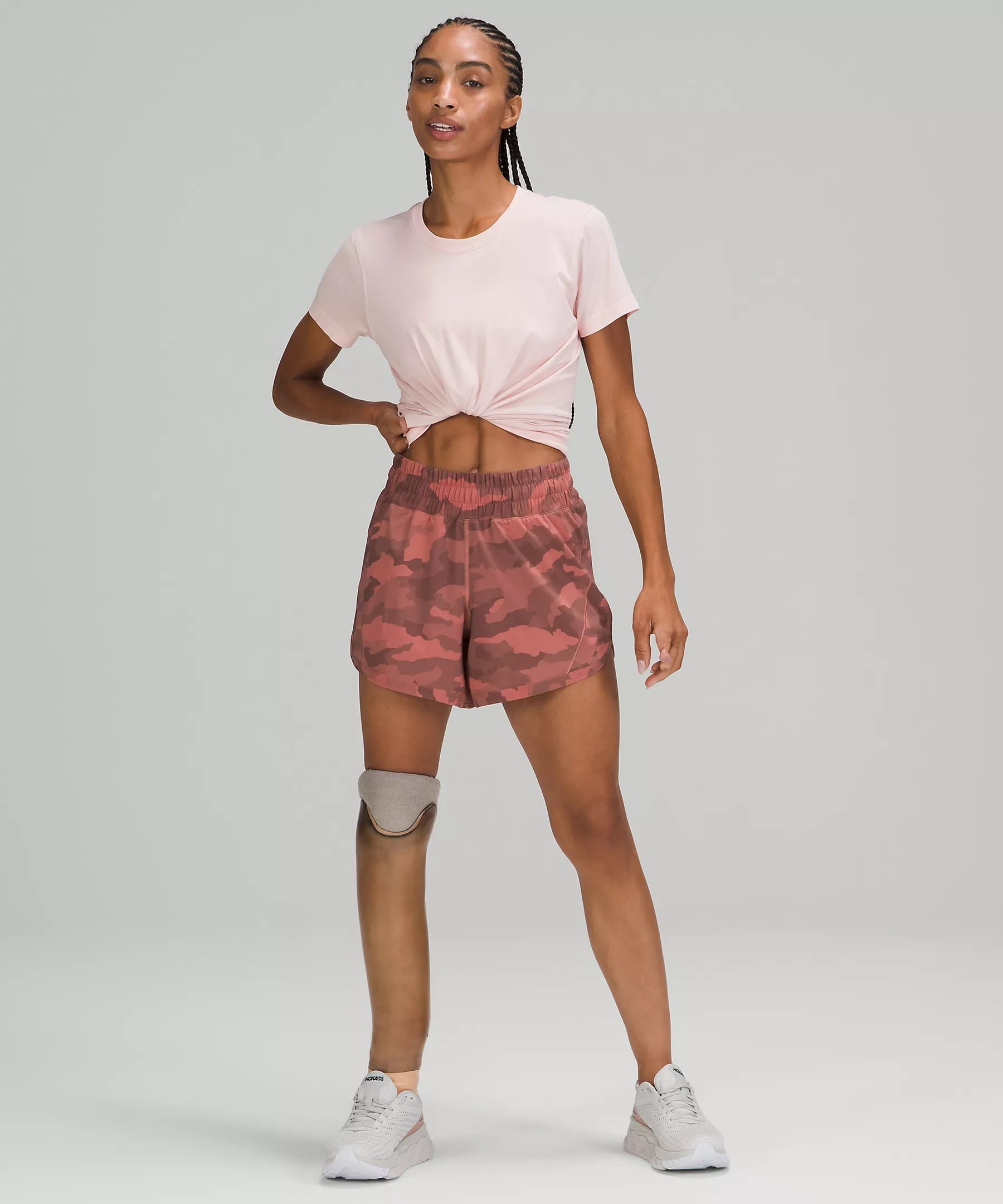Track That Mid Rise Lined Short Heritage 365 Camo Brier Rose Multi 2