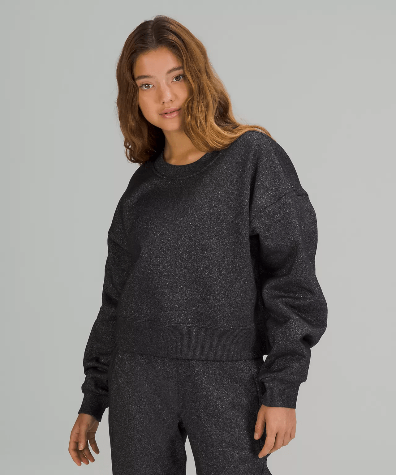 Perfectly Oversized Cropped Crew Spark