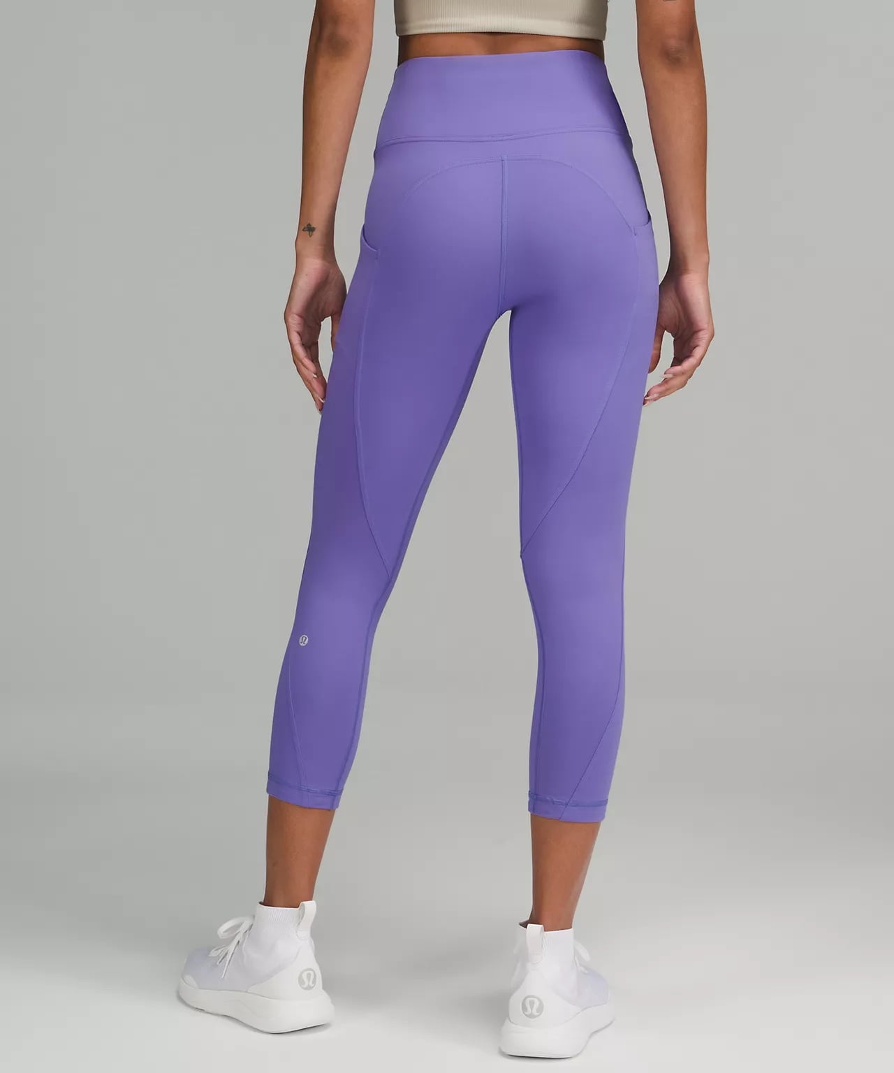 All the Right Places High-Rise Drawcord Waist Crop 23” - charged indigo - lululemon leggings 3