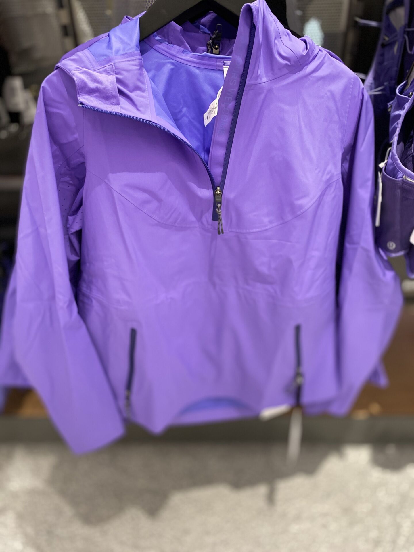 lululemon jacket for hiking - waterproof - running jacket - lightweight