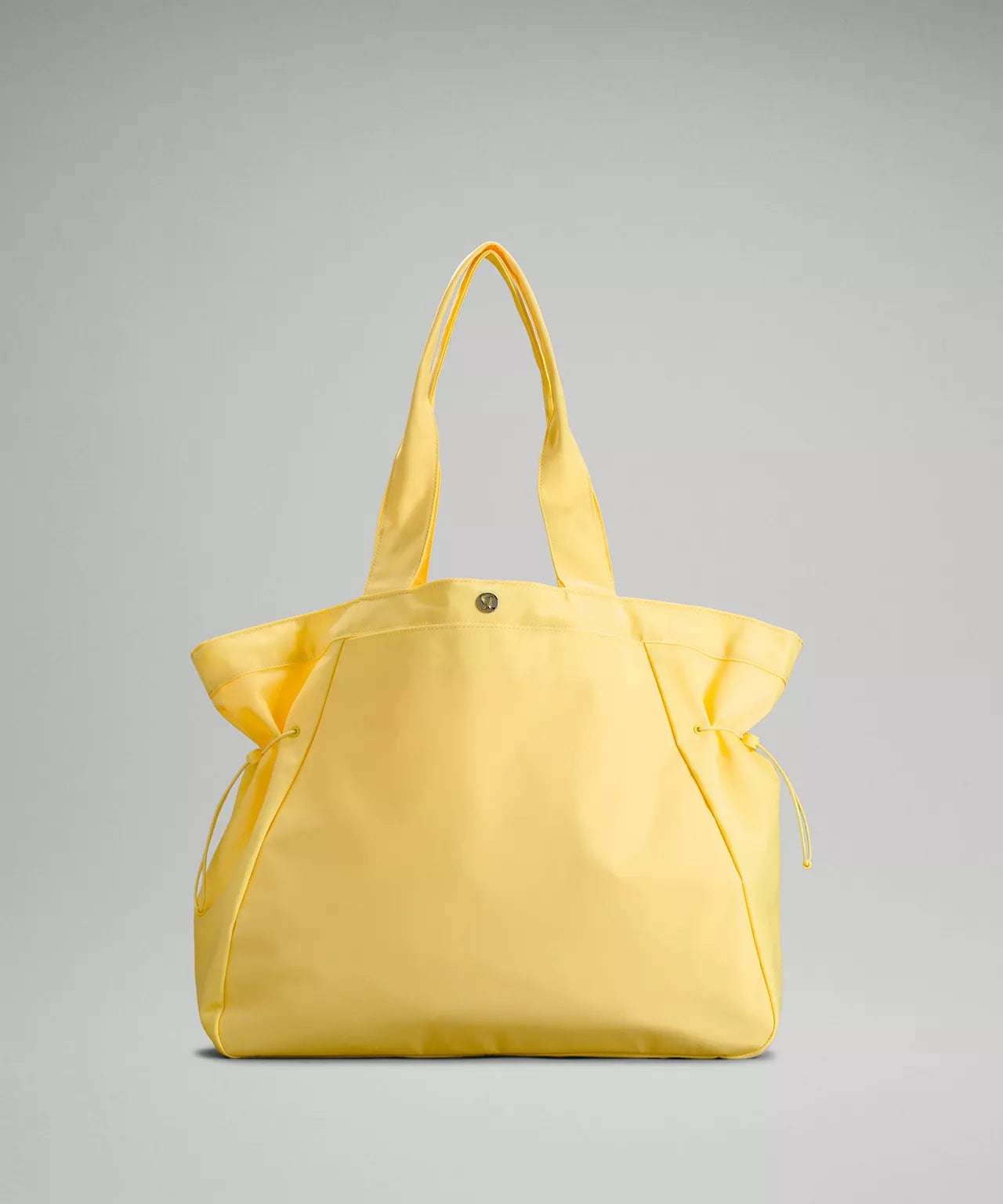 lululemon gym bag - side cinch shopper bag - sunray yellow