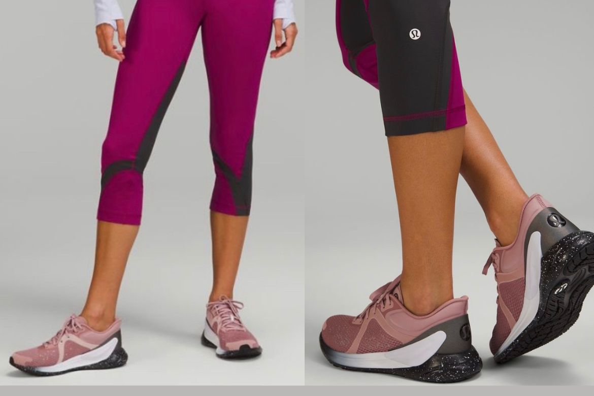 luluelmon shoes - chargefeel workout shoe - blissfeel running shoe - restfeel slide