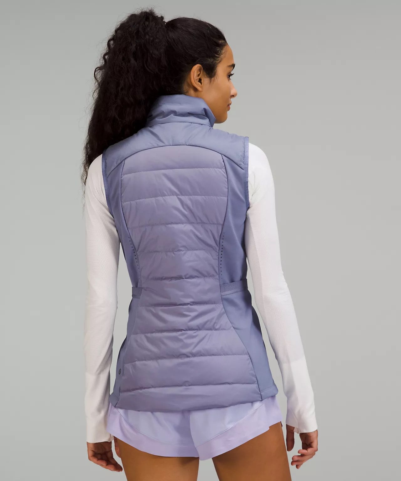 lululemon outerwear - lululemon jacket - lululemon vest - Down For It All Vest - peri purple 3