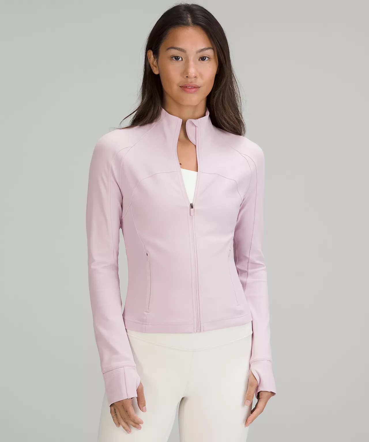 lululemon Nulu Cropped Define Jacket - pink peony