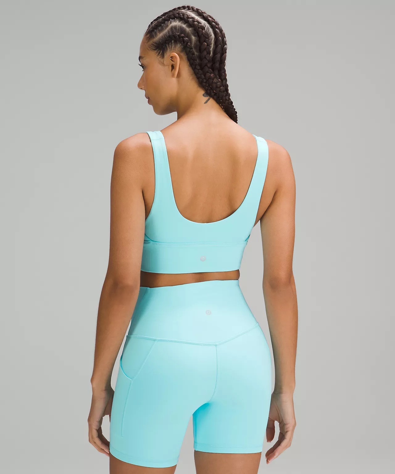 lululemon Align™ Bra Light Support, C:D Cup cyan blue 2