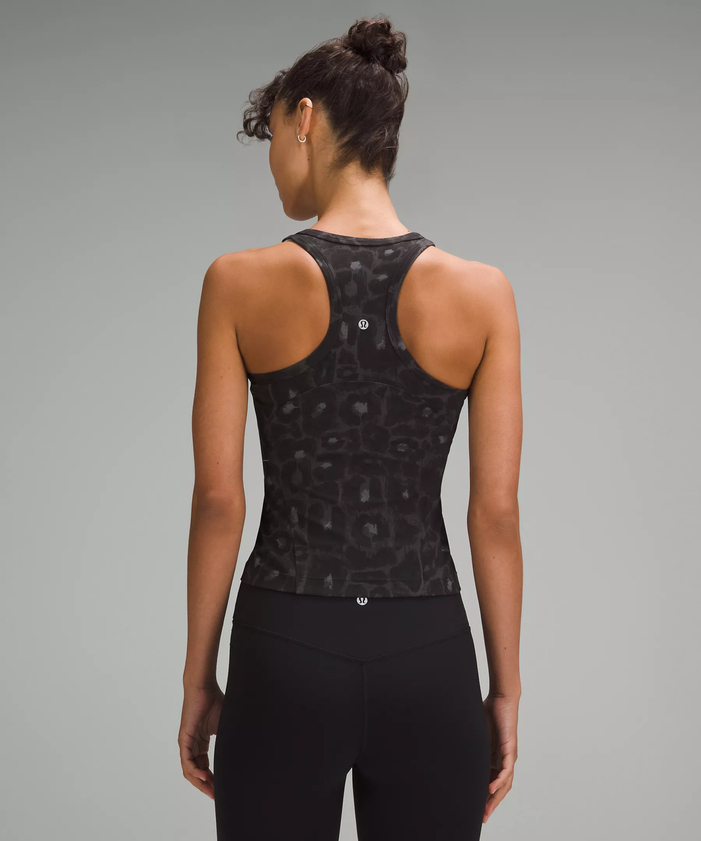 lululemon Align™ Waist-Length Racerback Tank Top - Spray Leopard Black Multi