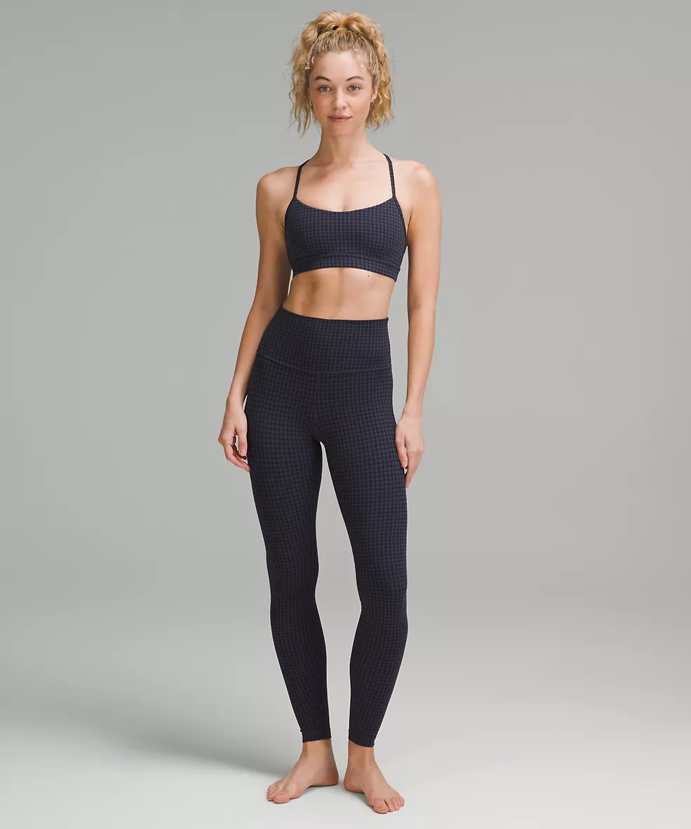 Micro Houndstooth Blue Multi - lululemon Align™ High-Rise Pant 28 2