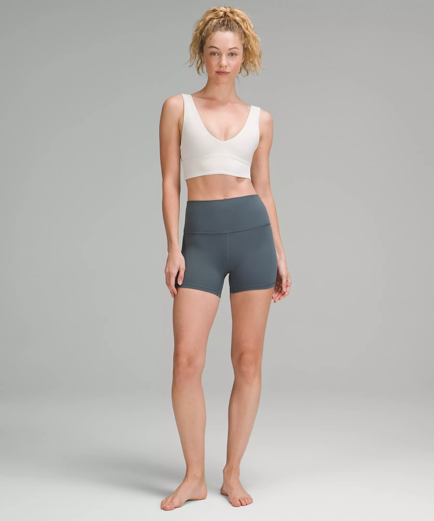 lululemon Align™ High-Rise Short 4 Oil Slick Grey Blue