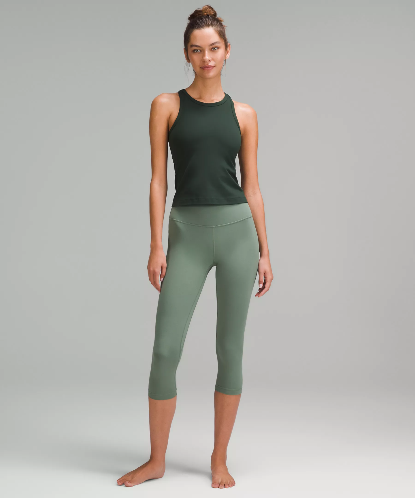lululemon Align™ Waist-Length Racerback Tank Top legacy green